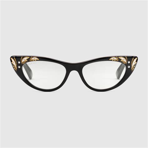 gucci cat eyeglasses.